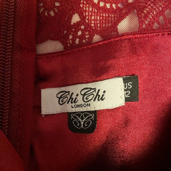 Chi Chi Red Dress - Picture 3 of 4